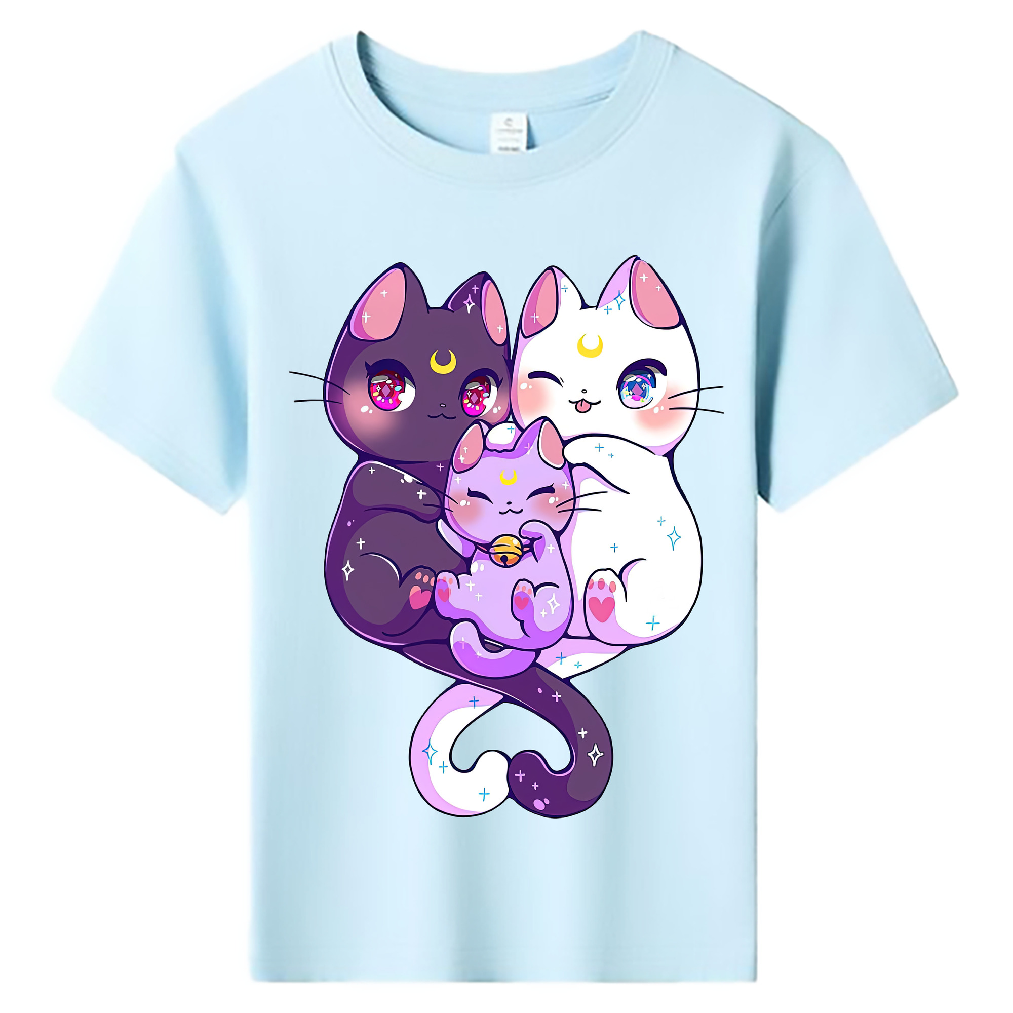 （画像用） 美少女戦士セーラームーン Sailor Moon 綿100％キッズTシャツ（フロントプリント）
